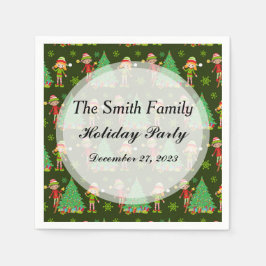 Gepersonaliseerde kerstservetten servet