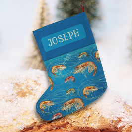 Gepersonaliseerde Kerstsok met Garnalen in Water