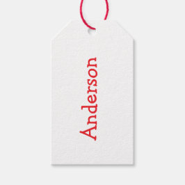 Gepersonaliseerde kerstsokkenlabels, sokkennaam cadeaulabel