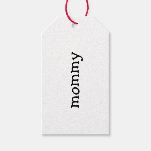 Gepersonaliseerde kerstsoklabels, soknaamlabels cadeaulabel (Voorkant)