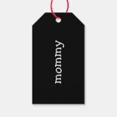 Gepersonaliseerde kerstsoklabels, soknaamlabels cadeaulabel (Achterkant)