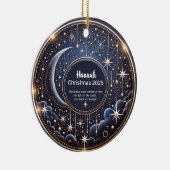 Gepersonaliseerde Kerststerren Ornament  (Rechts)