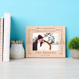 Gepersonaliseerde Kerstvakantie Paar Naam Liefde Gegraveerde Lijstjes