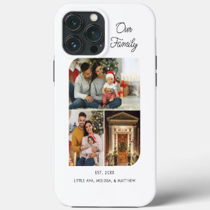 Gepersonaliseerde kerstvakantiefoto voor papa iPhone 13 pro max hoesje