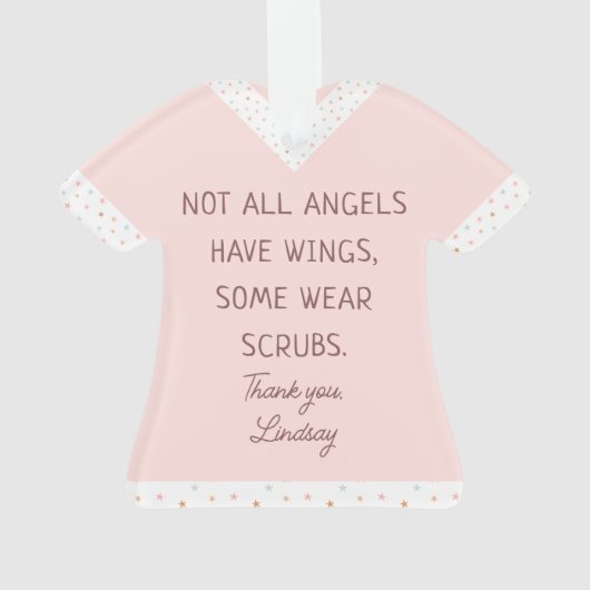 Gepersonaliseerde kerstversiering Frontline Ornament (achterkant)