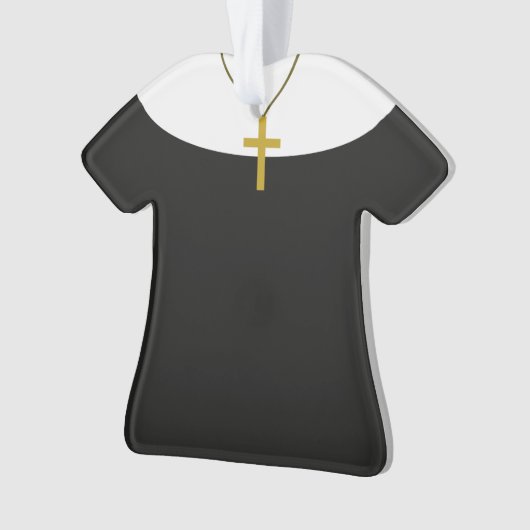 Gepersonaliseerde kerstversiering van zuster Nun Ornament (voorkant)