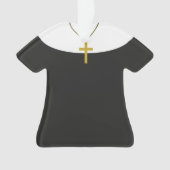 Gepersonaliseerde kerstversiering van zuster Nun Ornament (voorkant)