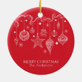 Gepersonaliseerde kerstversieringen | ORNAMENT (Achterkant)