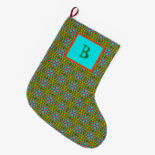 Gepersonaliseerde kerstvoorraad grote kerstsok (Voorkant (Hangend))