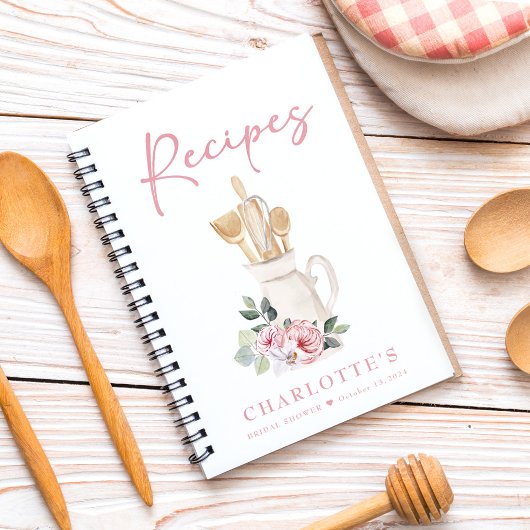 Gepersonaliseerde keuken Blush Roze Recept Boek