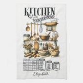 Gepersonaliseerde keuken conversies theedoek (Verticaal)