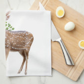 Gepersonaliseerde Keuken Handdoek Deer Doe Buck Fo (Quarter Fold)