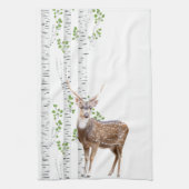 Gepersonaliseerde Keuken Handdoek Deer Doe Buck Fo (Verticaal)