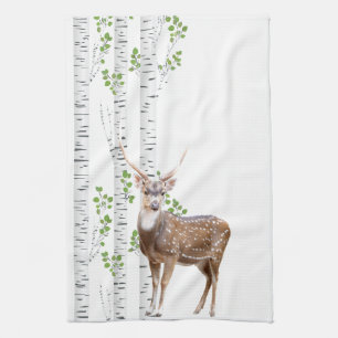 Gepersonaliseerde Keuken Handdoek Deer Doe Buck Fo