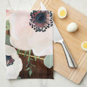 Gepersonaliseerde keuken handdoek geometrische tui (Quarter Fold)