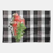 Gepersonaliseerde Keuken Handdoek XMAS Truck Baffa (Horizontaal)