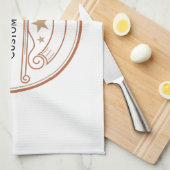 Gepersonaliseerde Keuken Handdoeken Aangepaste Naa (Quarter Fold)