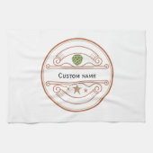 Gepersonaliseerde Keuken Handdoeken Aangepaste Naa (Horizontaal)