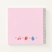 Gepersonaliseerde keuken Notitieboek voor fruitrec (Achterkant)