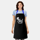 Gepersonaliseerde keuken Schort - Custom Name Prin (Gedragen)