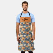 Gepersonaliseerde keuken Schort pompoenen (Gedragen)