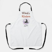 Gepersonaliseerde keuken van de heks - Halloween Schort (Voorkant)