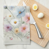 Gepersonaliseerde keukenhanddoek met kleine wilde (Quarter Fold)