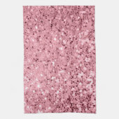 Gepersonaliseerde keukenhanddoek Roos Gouden Glitt (Verticaal)