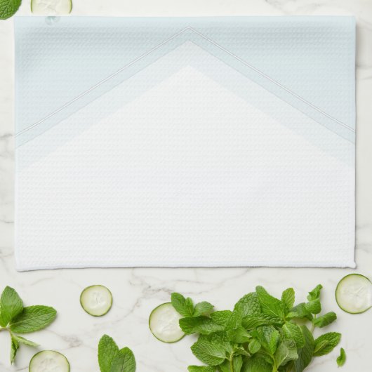 Gepersonaliseerde keukenhanddoek Tropische bloem o (Gevouwen)