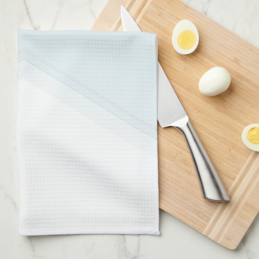 Gepersonaliseerde keukenhanddoek Tropische bloem o (Quarter Fold)