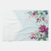 Gepersonaliseerde keukenhanddoek Tropische bloem o (Horizontaal)