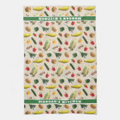 Gepersonaliseerde keukenhanddoeken voor groenten (Verticaal)