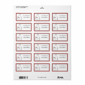 Gepersonaliseerde keukenlabels - medium size etiket (Full Sheet)