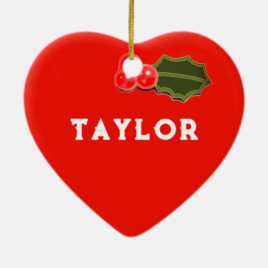 Gepersonaliseerde Kickball Kerstmis Keramisch Ornament (Achterkant)