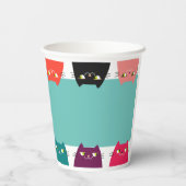 Gepersonaliseerde Kids Verjaardagsfeestje Papieren Bekers (Achterkant)