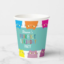 Gepersonaliseerde Kids Verjaardagsfeestje Papieren Bekers