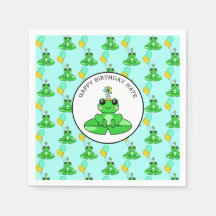 Gepersonaliseerde kikker Happy Birthday