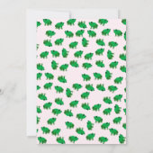 Gepersonaliseerde kikkers Notecards Bedankkaart (Achterkant)