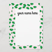 Gepersonaliseerde kikkers Notecards Bedankkaart (Voorkant / Achterkant)