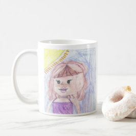 Gepersonaliseerde Kind kunstfoto op deze Koffiemok