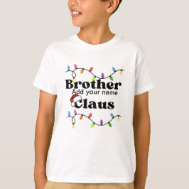 Gepersonaliseerde Kinder basis witte shirt broeder