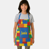 Gepersonaliseerde Kinder constructie Speelgoed bou Schort (Insitu)