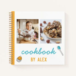 Gepersonaliseerde Kinder Cookbook (Foto toevoegen) Notitieboek