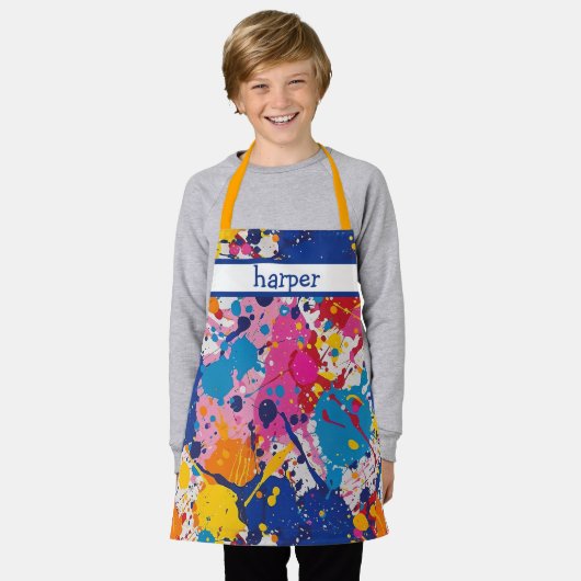 Gepersonaliseerde Kinder Craft Schort (Gedragen)