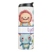 Gepersonaliseerde kinder drink tumbler thermosbeker (Gedraaid links)