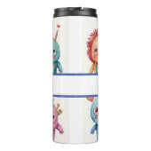 Gepersonaliseerde kinder drink tumbler thermosbeker (Achterkant)