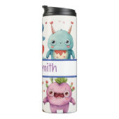 Gepersonaliseerde kinder drink tumbler thermosbeker (Geroteerd rechts)