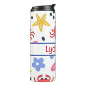 Gepersonaliseerde kinder drink tumbler thermosbeker (Gedraaid links)