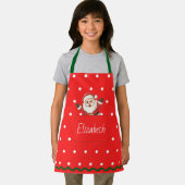 Gepersonaliseerde Kinder feestelijke kerstbakken Schort (Insitu)