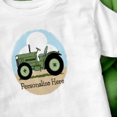 Gepersonaliseerde Kinder Groene Boerderij Tractor Kinder Shirts
